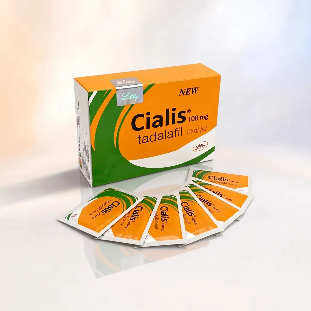 Cialis Oral Jelly 100 mg (7 paketėliai)
