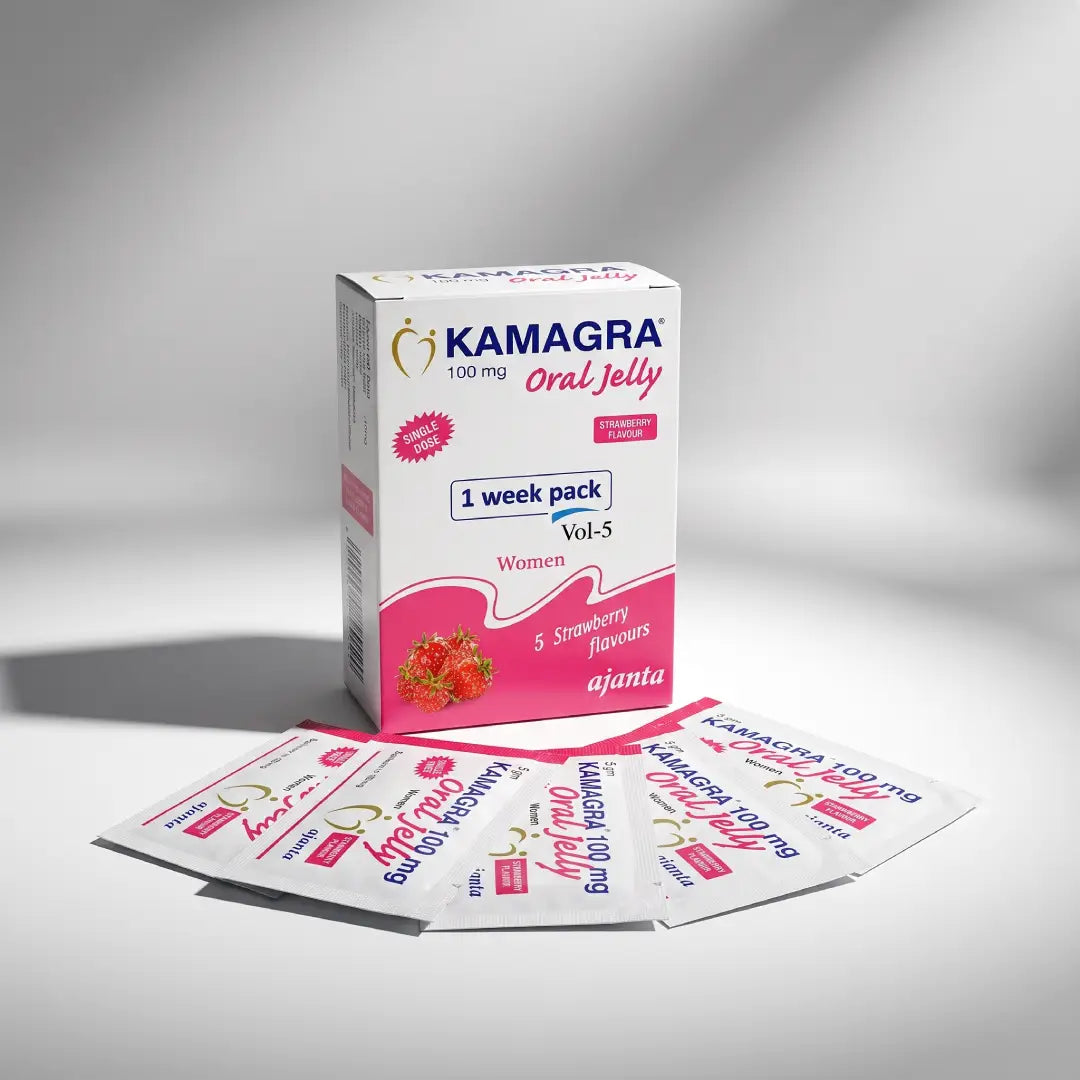 Kamagra eper ízű orális zselé 5x100mg
