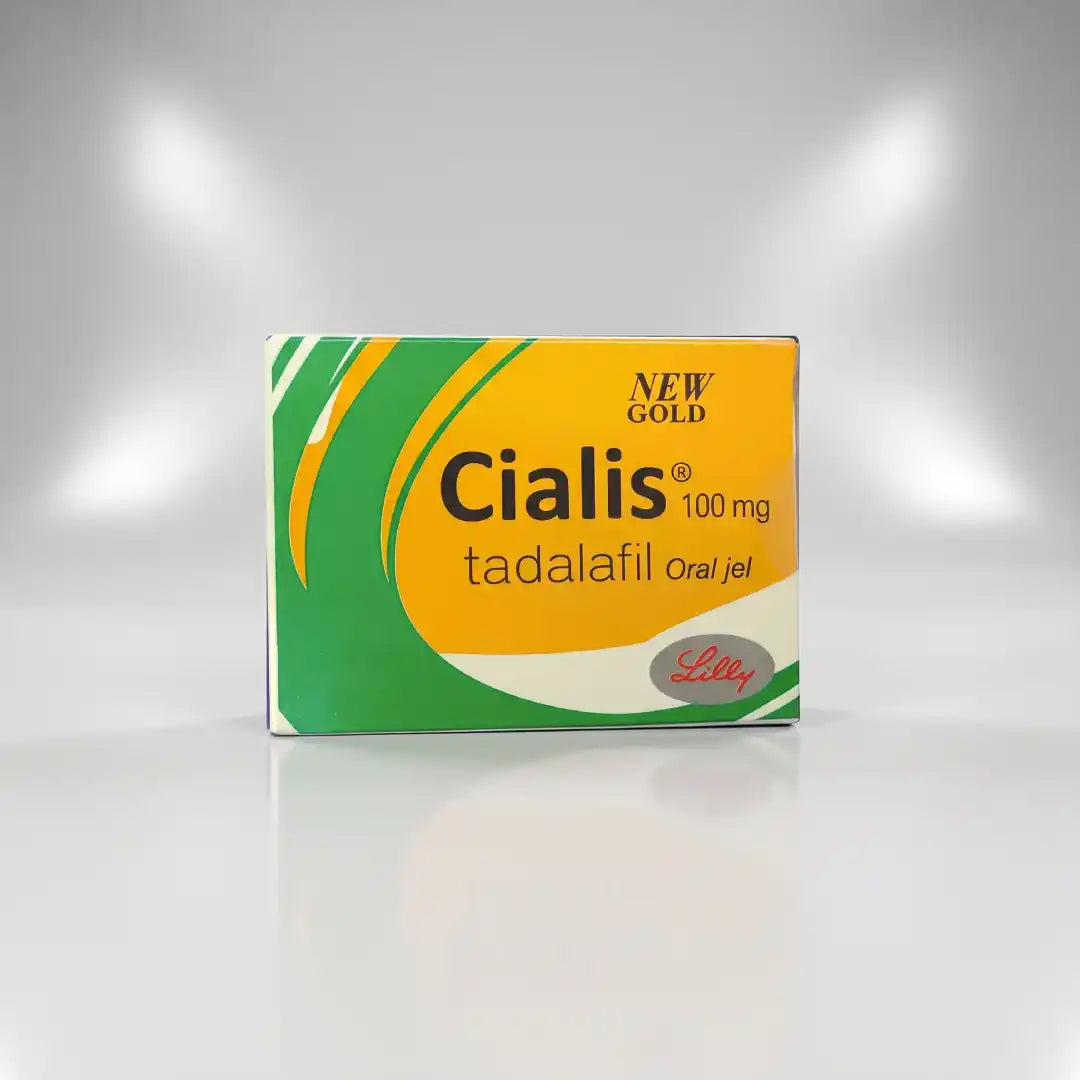 Cialis 7x100 mg orális zselé doboz